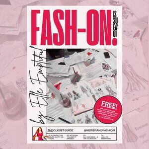 FREE || Fash-ON Poshmark Magazine, Issue No.1, Pink & Red
